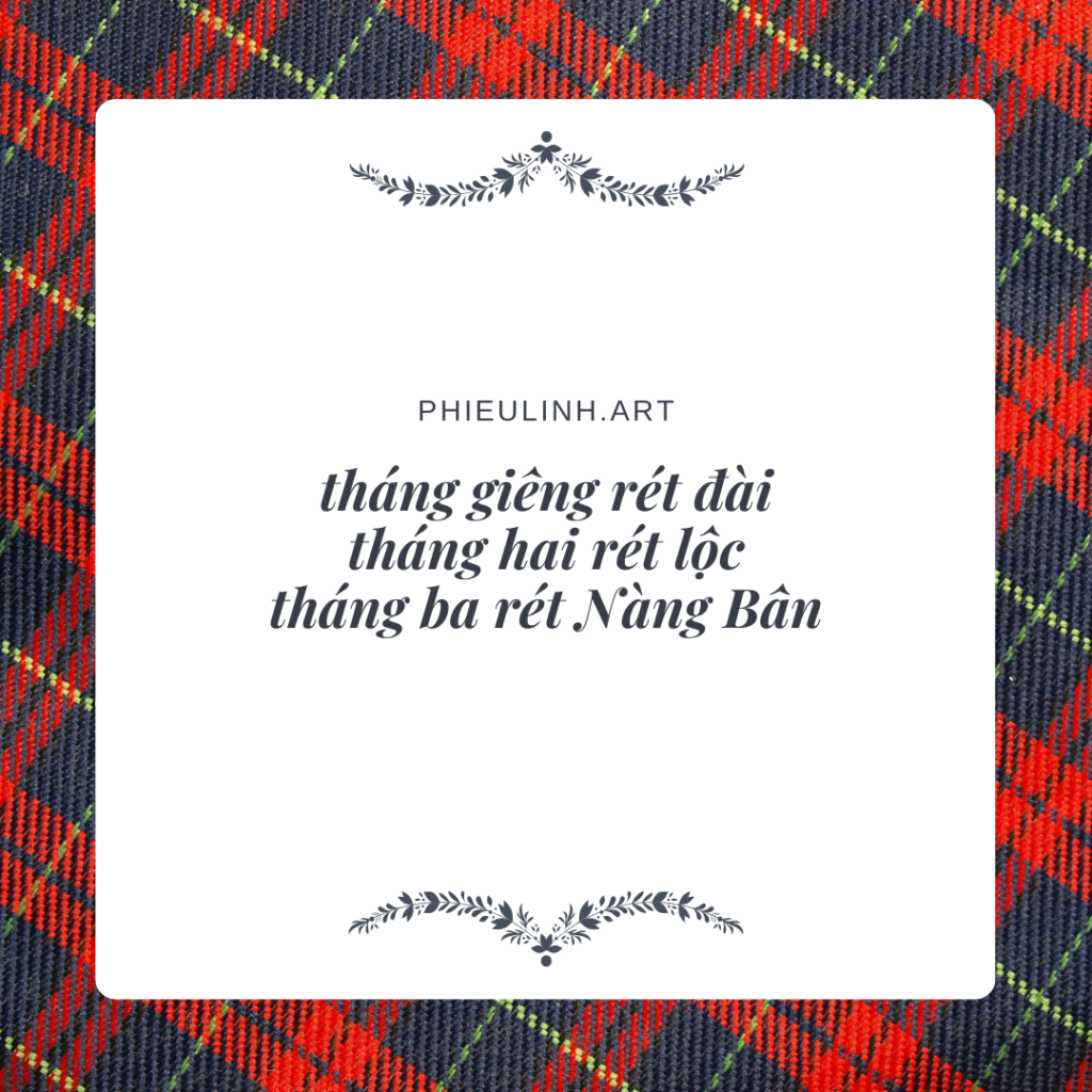 tháng giêng rét đài, tháng hai rét lộc