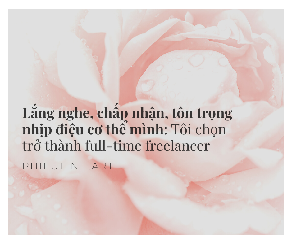 tôn trọng nhịp điệu cơ thể